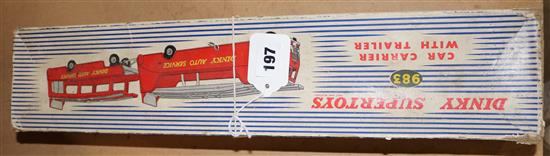 Dinky Supertoys Car Carrier with Trailer, 983, boxed